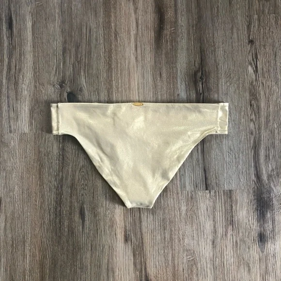 NEW Luli Fama Cosita Buena Gold Rush Bikini Bottoms - Picture 12 of 16